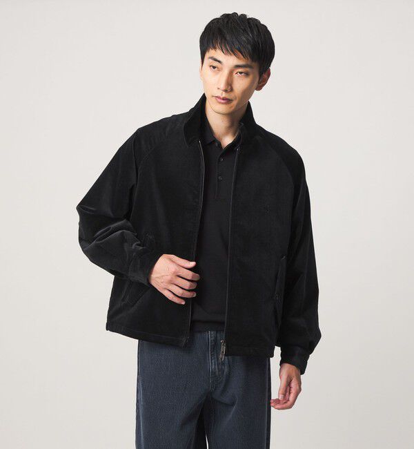UNITED ARROWS green label relaxing「【別注】＜BARACUTA＞GLR ベロア コーデュロイ G4 ドライバーズジャケット ブルゾン」|ブルゾン・スタジャン|