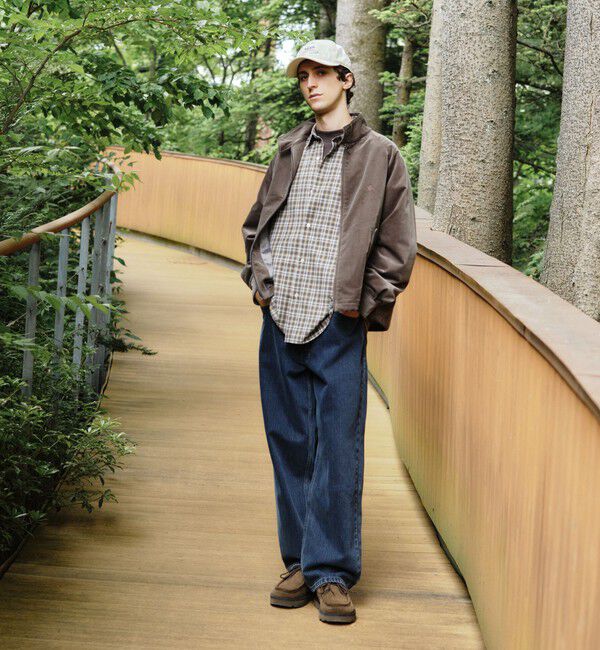 UNITED ARROWS green label relaxing「【別注】＜BARACUTA＞GLR ベロア コーデュロイ G4 ドライバーズジャケット ブルゾン」|ブルゾン・スタジャン|