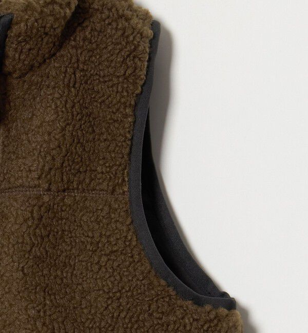 UNITED ARROWS green label relaxing「【スタメンシリーズ】ボア ジップ ベスト / キッズ 100cm-160cm」|その他|