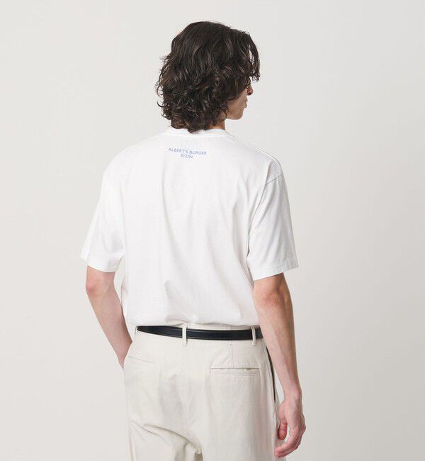 BEAUTY&YOUTH UNITED ARROWS「【別注】＜EIZIN SUZUKI＞ALBERT'S BURGER プリント Tシャツ」|Tシャツ・カットソー|