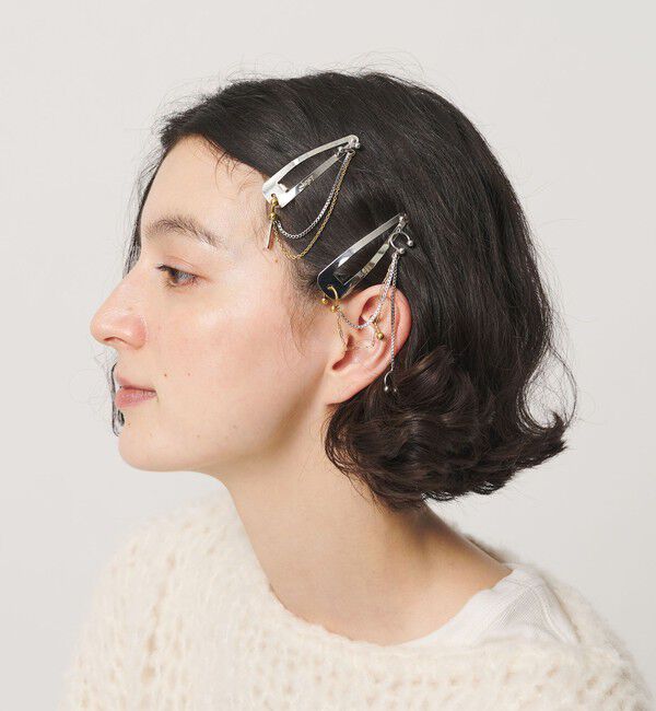 BEAUTY&YOUTH UNITED ARROWS「＜heyep＞ピアス チェーン ヘアクリップ/2P」|ヘアバンド|