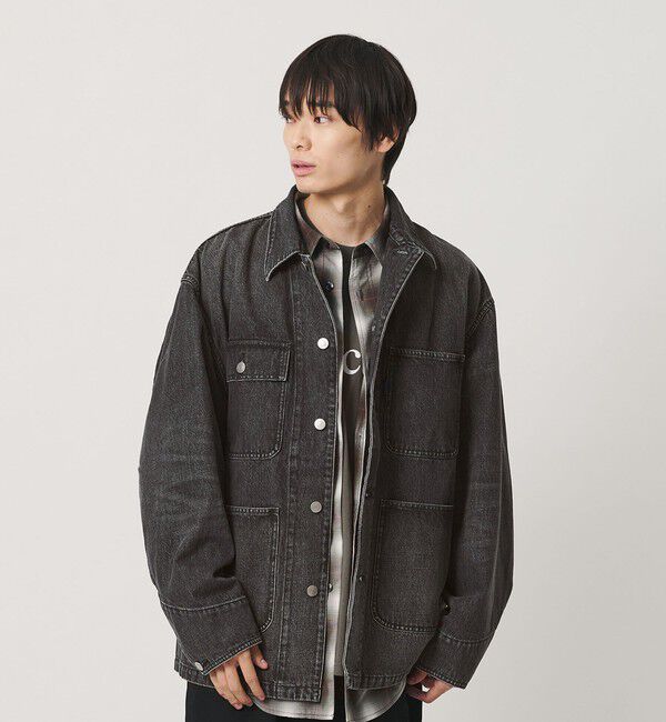 NICE WEATHER「＜NICE WEATHER＞デニムカバーオール」|デニムジャケット|