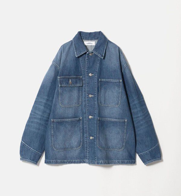 NICE WEATHER「＜NICE WEATHER＞デニムカバーオール」|デニムジャケット|NAVY
