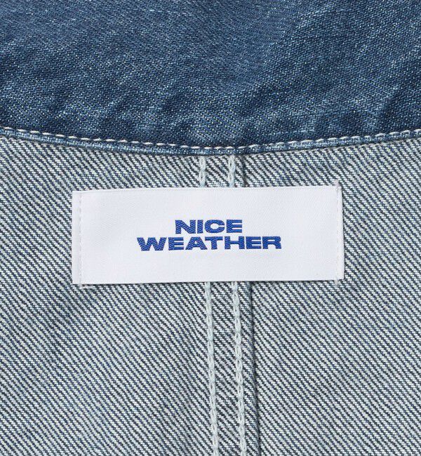 NICE WEATHER「＜NICE WEATHER＞デニムカバーオール」|デニムジャケット|