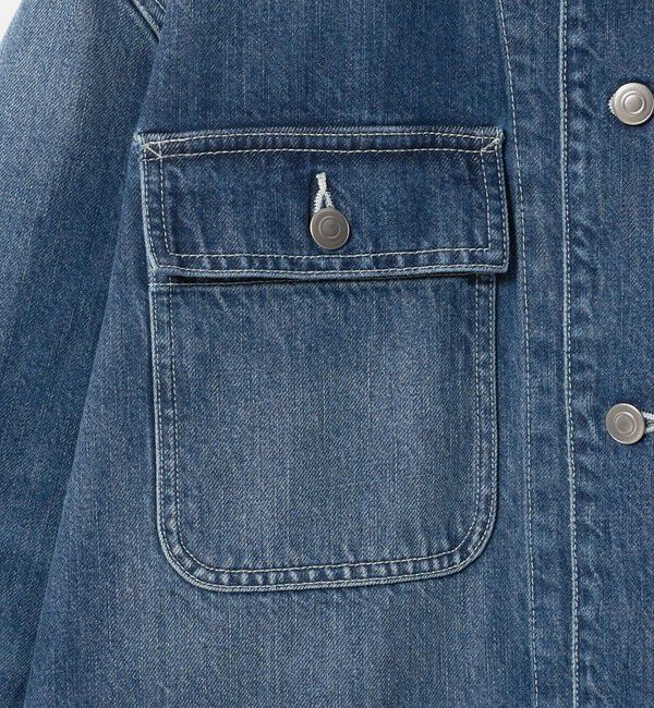 NICE WEATHER「＜NICE WEATHER＞デニムカバーオール」|デニムジャケット|
