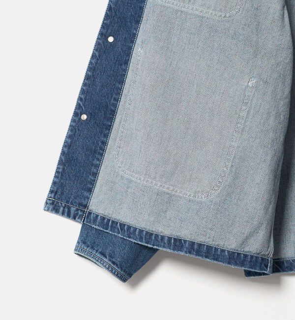 NICE WEATHER「＜NICE WEATHER＞デニムカバーオール」|デニムジャケット|