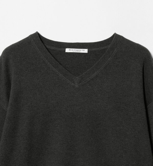 BEAUTY&YOUTH UNITED ARROWS「ソフトコットン Vネック スムース ニットプルオーバー ウォッシャブル」|ニット・セーター|