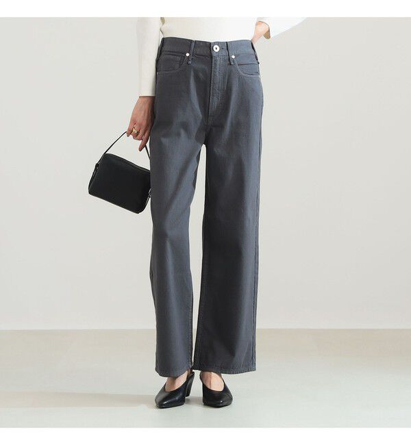 Demi-Luxe BEAMS 「【別注】upper hights / LAZY NIECE サイドゴム デニムパンツ」|デニム|