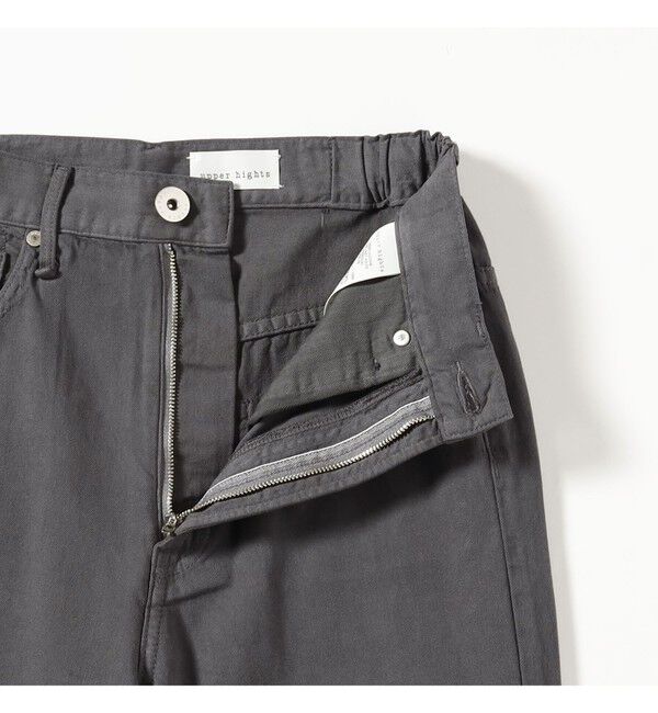 Demi-Luxe BEAMS 「【別注】upper hights / LAZY NIECE サイドゴム デニムパンツ」|デニム|