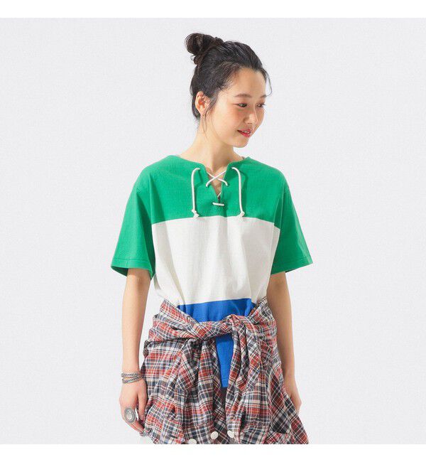 BEAMSBOY「ワイド ボーダー ショートスリーブ」|Tシャツ・カットソー|