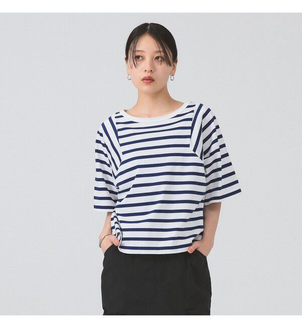Ray BEAMS 「ワイドスリーブ ボックス Tシャツ」|Tシャツ・カットソー|