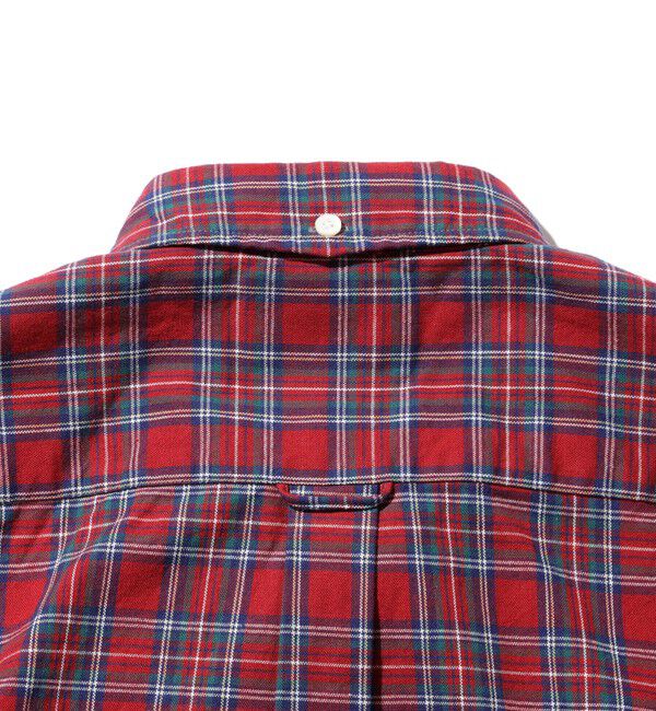 BEAMS「BEAMS PLUS / B.D. Short Sleeve Indigo Yarn Tartan Check」|シャツ・ブラウス|