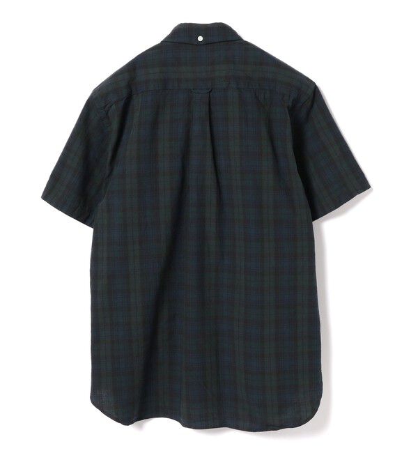 BEAMS「BEAMS PLUS / B.D. Short Sleeve Indigo Yarn Tartan Check」|シャツ・ブラウス|