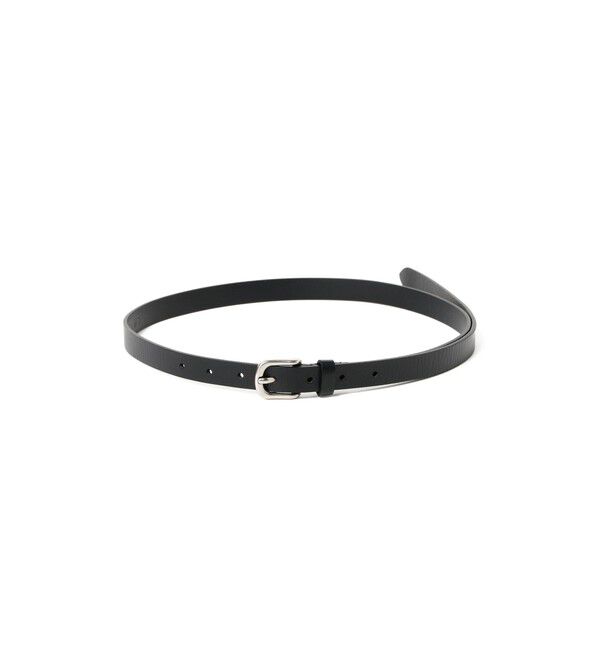 BEAMS「クラシック ナロー ベルト」|ベルト|BLACK