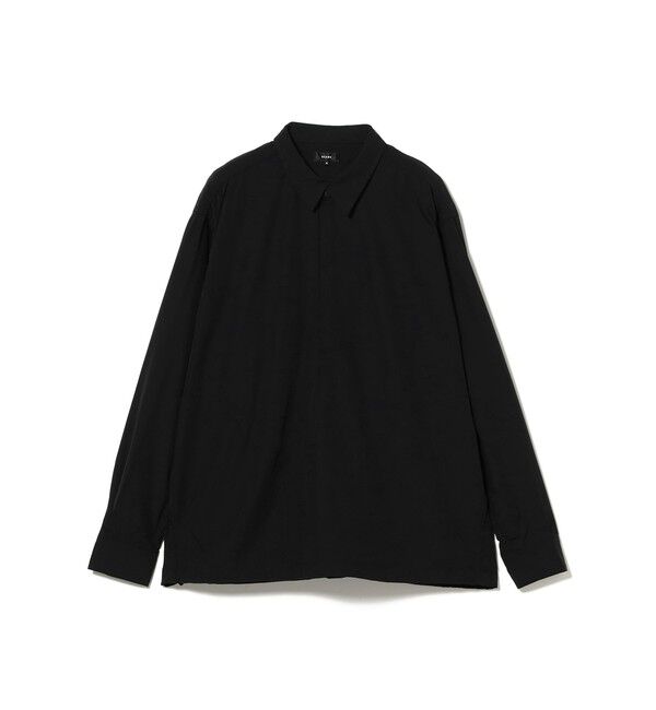 BEAMS「テック プルオーバー シャツ」|シャツ・ブラウス|BLACK