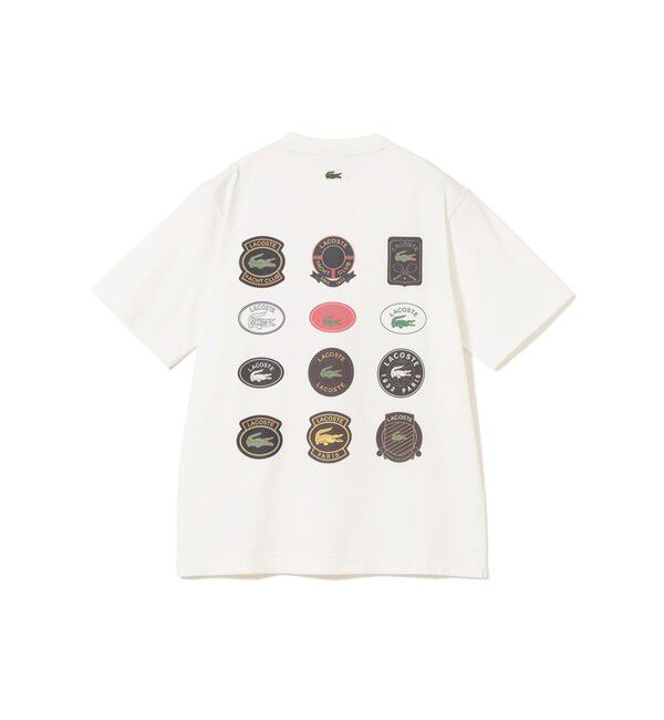 BEAMS「【別注】LACOSTE / アーカイブバッジ Tシャツ」|Tシャツ・カットソー|