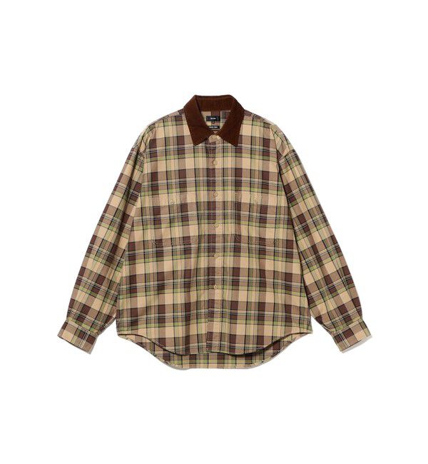 BEAMS「ワーク チェック シャツ 【ワイドフィット】」|シャツ・ブラウス|