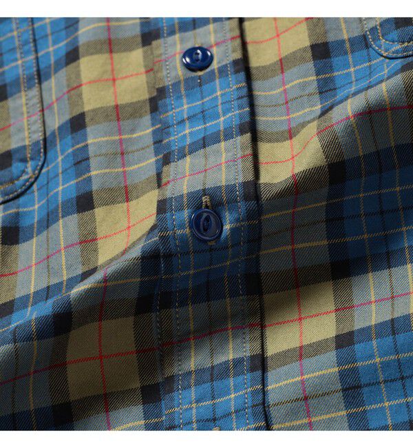 BEAMS「ワーク チェック シャツ 【ワイドフィット】」|シャツ・ブラウス|
