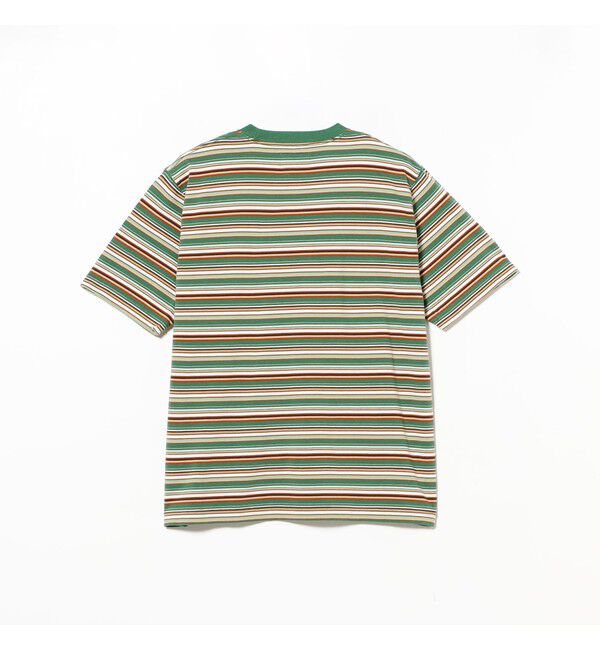 BEAMS PLUS「Pocket Tee Multi Stripe Tee」|Tシャツ・カットソー|