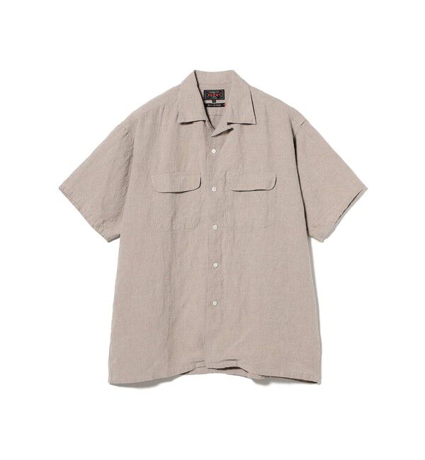 BEAMS PLUS「Open Collar 1/40 Linen」|シャツ・ブラウス|