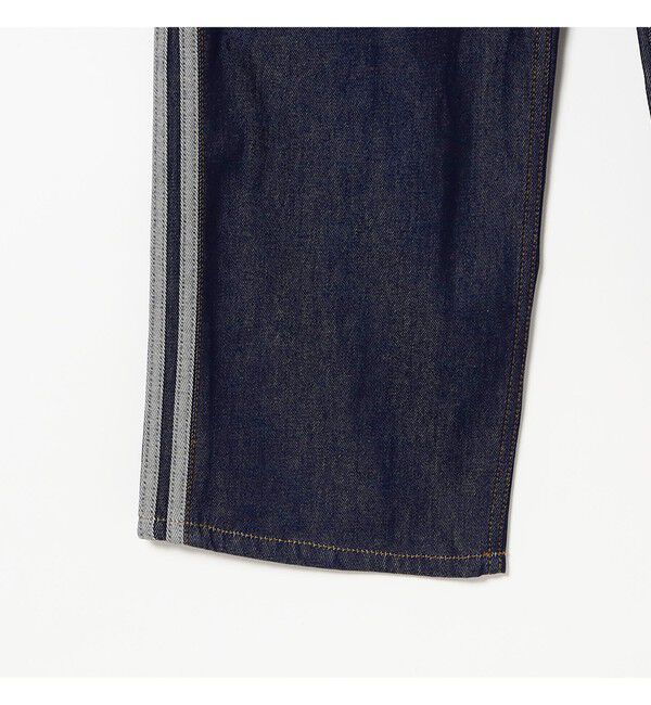 BEAMS「adidas / ADIDAS FIREBIRD ADICOLOR DENIM MID-RISE STRAIGHT-INDIGO DENIM」|デニム|