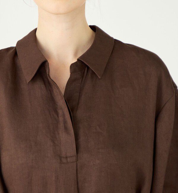 Ballsey「タンドゥルリネン Aラインスキッパーワンピース」|ワンピース|
