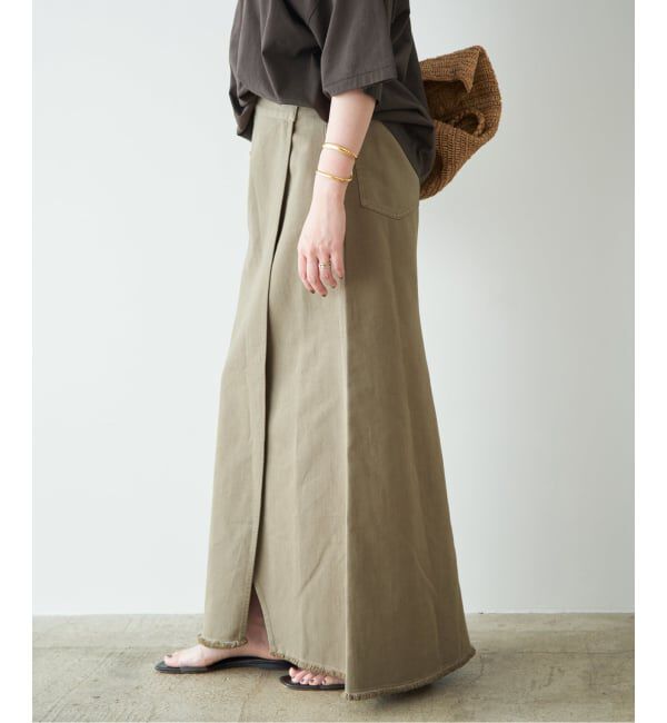 Plage「Garment dye long スカート」|スカート|