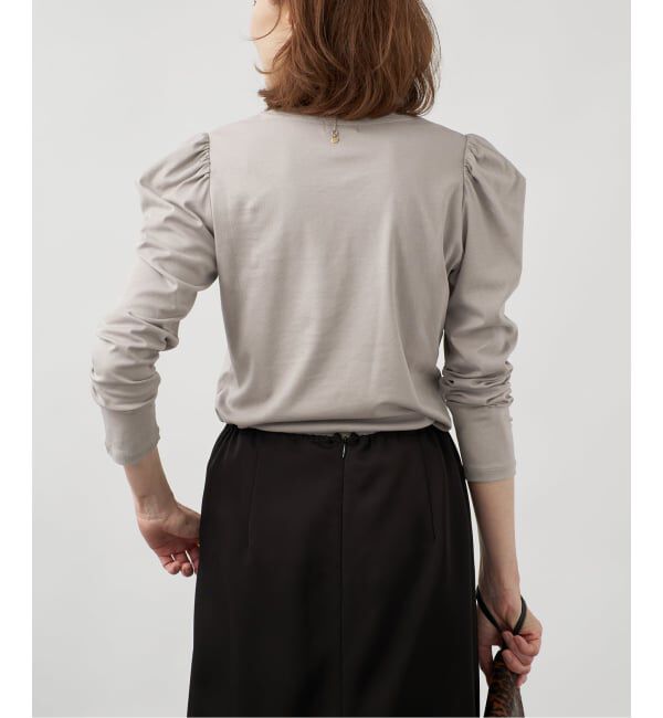 VERMEIL par iena「ギャザースリーブプルオーバー」|Tシャツ・カットソー|