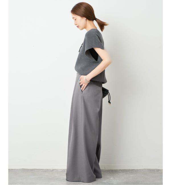 SLOBE IENA「《予約》2タックワイドスラックス」|スラックス|