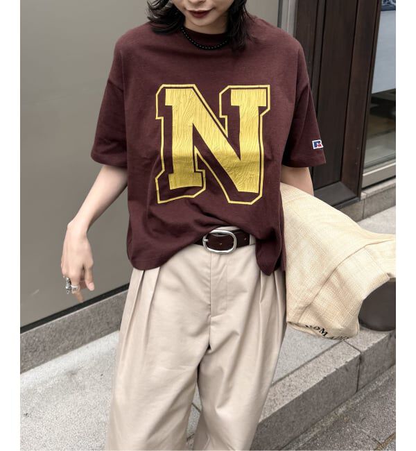 JOURNAL STANDARD「別注【RUSSELL ATHLETIC *JM for JS】TCRテンジクロゴS/S」|Tシャツ・カットソー|