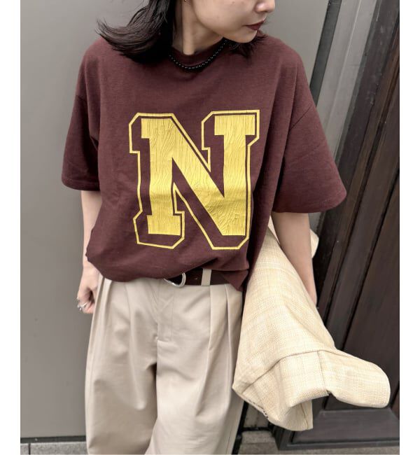 JOURNAL STANDARD「別注【RUSSELL ATHLETIC *JM for JS】TCRテンジクロゴS/S」|Tシャツ・カットソー|ブラウン
