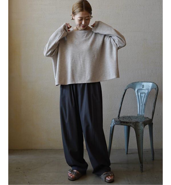 journal standard luxe「ダブルフェイス ワイドプルオーバー」|Tシャツ・カットソー|