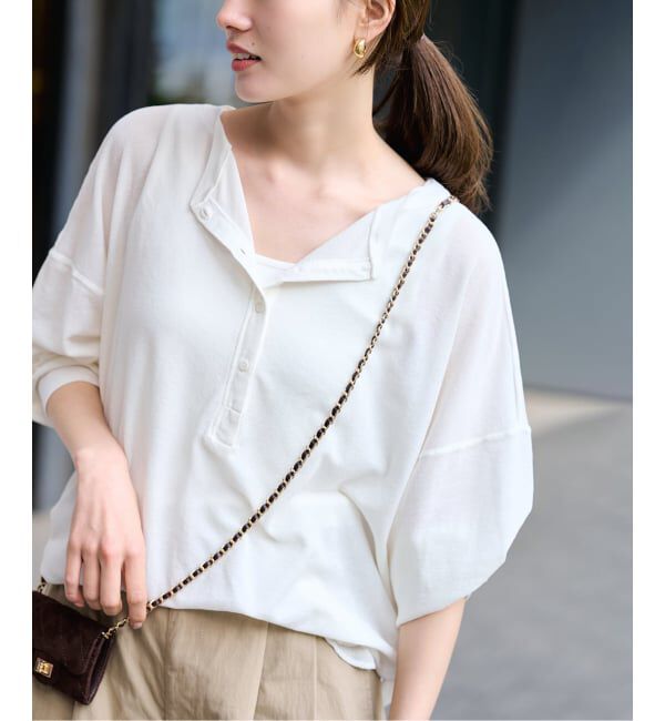 FRAMeWORK「≪追加≫サーフニットヘンリーTee 2」|Tシャツ・カットソー|