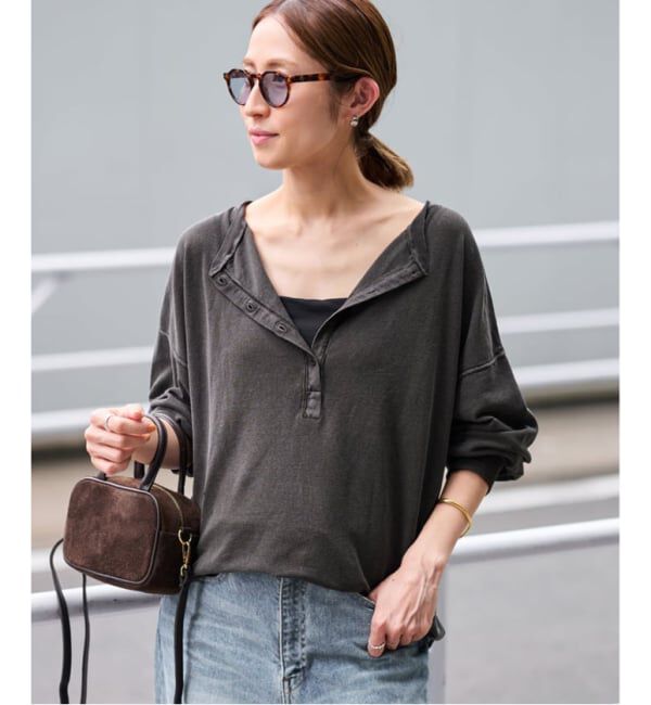FRAMeWORK「≪追加≫サーフニットヘンリーTee 2」|Tシャツ・カットソー|
