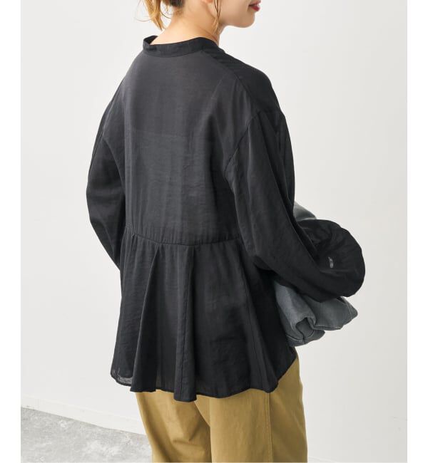 Spick and Span「マチ入りペプラムブラウス」|シャツ・ブラウス|