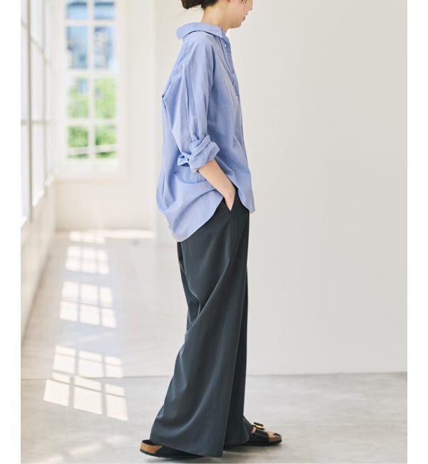 Spick and Span「《追加4》50コットンコンパクトシャツ」|シャツ・ブラウス|
