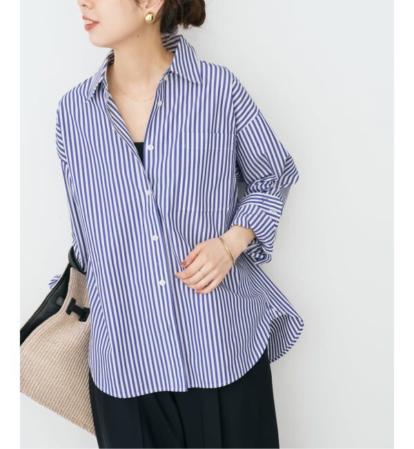 Spick and Span「《追加4》50コットンコンパクトシャツ」|シャツ・ブラウス|