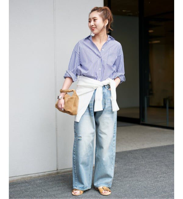 Spick and Span「《追加4》50コットンコンパクトシャツ」|シャツ・ブラウス|