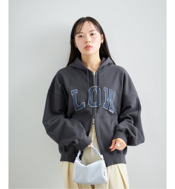 U by SPICK&SPAN「《 追加予約 》 LOW CLASSIC Lc LOW SOFT SWEAT ZIP-UP HOODIE」|パーカー|