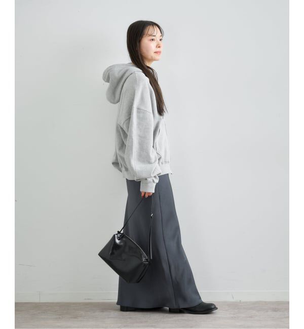 U by SPICK&SPAN「《 追加予約 》 LOW CLASSIC Lc LOW SOFT SWEAT ZIP-UP HOODIE」|パーカー|