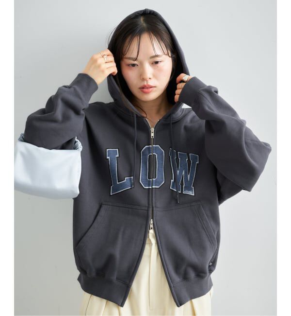 U by SPICK&SPAN「《 追加予約 》 LOW CLASSIC Lc LOW SOFT SWEAT ZIP-UP HOODIE」|パーカー|