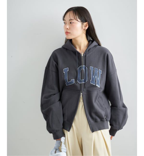 U by SPICK&SPAN「《 追加予約 》 LOW CLASSIC Lc LOW SOFT SWEAT ZIP-UP HOODIE」|パーカー|