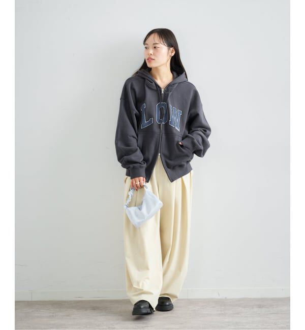 U by SPICK&SPAN「《 追加予約 》 LOW CLASSIC Lc LOW SOFT SWEAT ZIP-UP HOODIE」|パーカー|