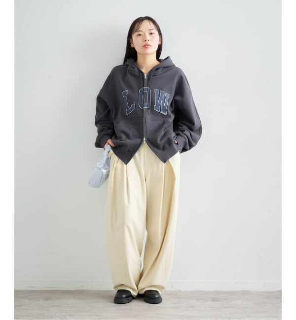 U by SPICK&SPAN「《 追加予約 》 LOW CLASSIC Lc LOW SOFT SWEAT ZIP-UP HOODIE」|パーカー|