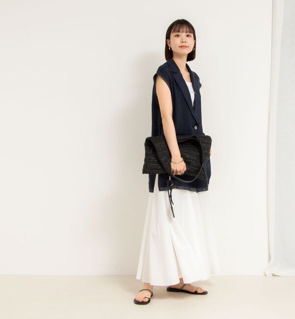 NOLLEY'S「【追加】【WEB＆一部店舗限定色あり】ウォッシャブルヴィンテージタフタマチ入りマキシスカート」|スカート|