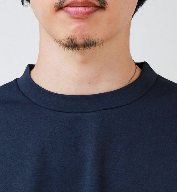 GLOSTER「【フレブル刺繍】フレンチブルドッグ刺繍 杢ダンボールロンT」|Tシャツ・カットソー|