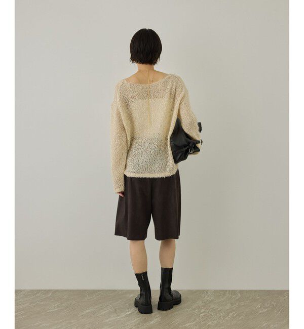 SALON adam et rope'「AMARETTAハーフパンツ / イージーケア」|チノ|