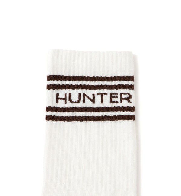 ADAM ET ROPE'「【HUNTER for ADAM ET ROPE'】別注 HUNTER BRANDED CREW 2PACK SOCKS」|ソックス|
