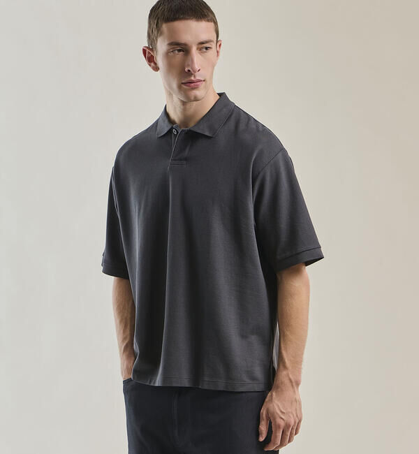 handvaerk「handvaerk | コットンピケ ポロシャツ MEN」|ポロシャツ|