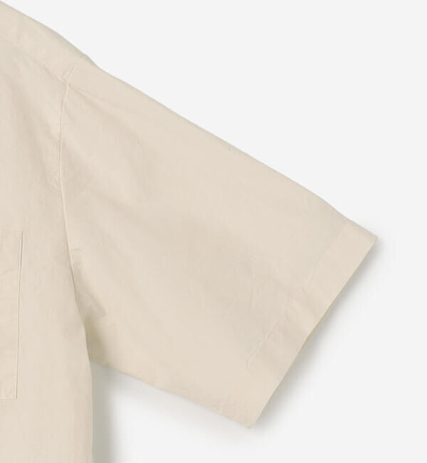 DANTON「DANTON | コットンリネンブロード バンドカラー半袖シャツ MEN」|シャツ・ブラウス|